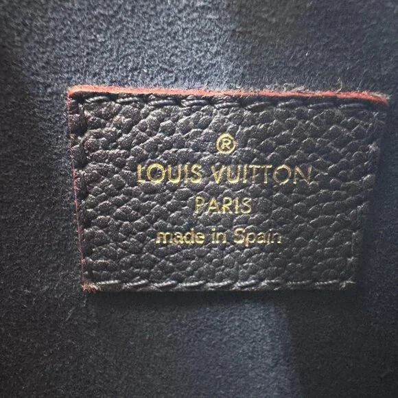 Louis Vuitton Surene BB Empreinte Leather Shoulder Bag Navy Blue - Picture 15 of 16